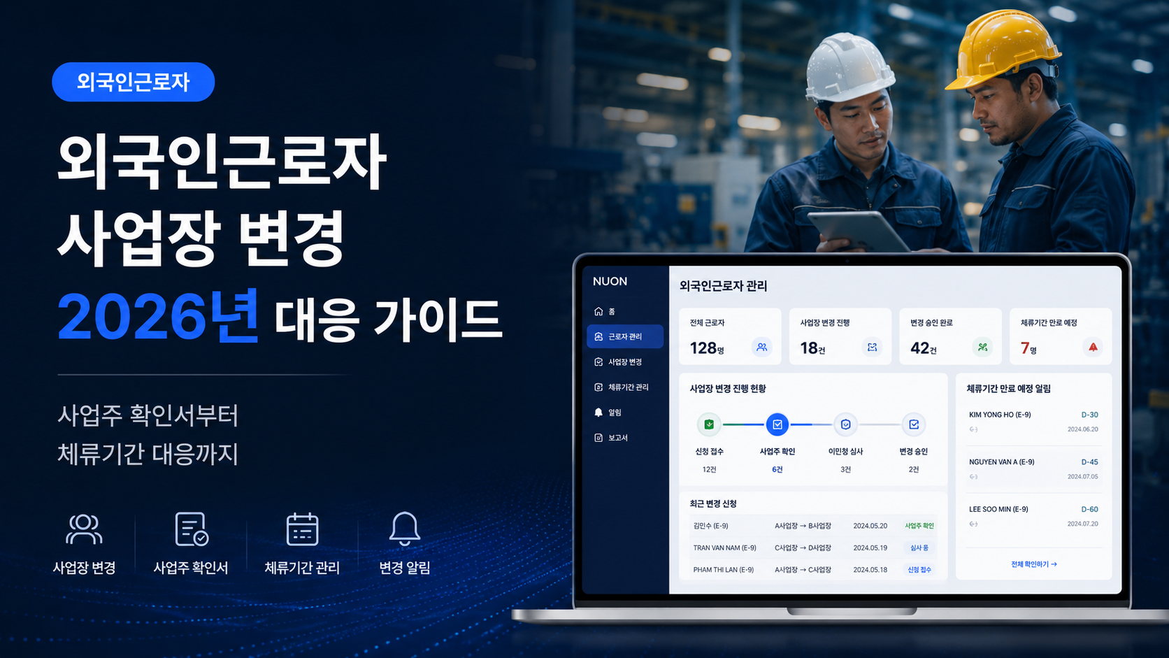 외국인근로자 사업장 변경, 이제 '같은 권역' 안에서만? 2026년 제조기업 대응 가이드